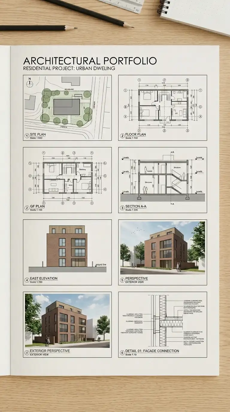 12 Architecture Portfolio Layout Ideas
